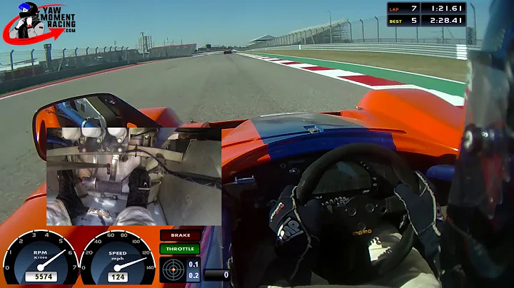 Qualifying lap with pedal cam - SRF3 Pro Series at COTA