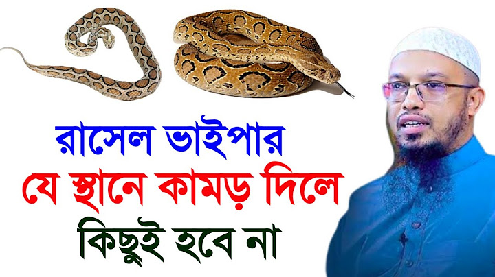 যে স্থানে রাসেল ভাইপার সাপ কামড় দিলে কিছুই হবে না! আহমাদুল্লাহ।Jun 25, 2024-5:55 PM