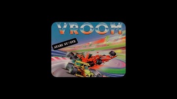 Vroom on real Atari ST hardware - TV capture