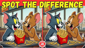 🎯 SPOT THE 3 DIFFERENCES | #QUIZ – Tom & Jerry - Can You Spot All 3 Differences?
