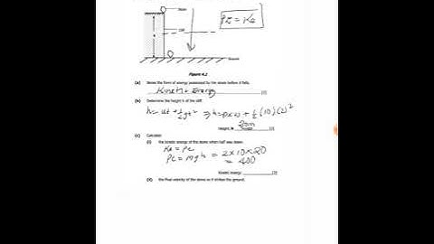 Kinetic energy and potential energy| work energy theory | 2017 revision physics | exam questions