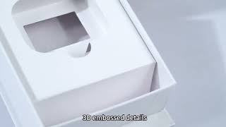 Custom Electronics Packaging Boxes Hinged Design