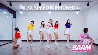 [TUTORIAL] MOMOLAND 모모랜드 'BAAM' | 커버댄스 COVER DANCE | 0.7x SPEED MIRROED