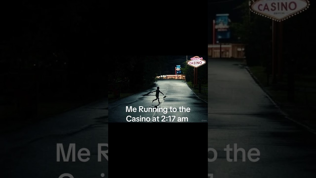 Running to the casino at 2:17 am like it’s a Weapons movie 🎥