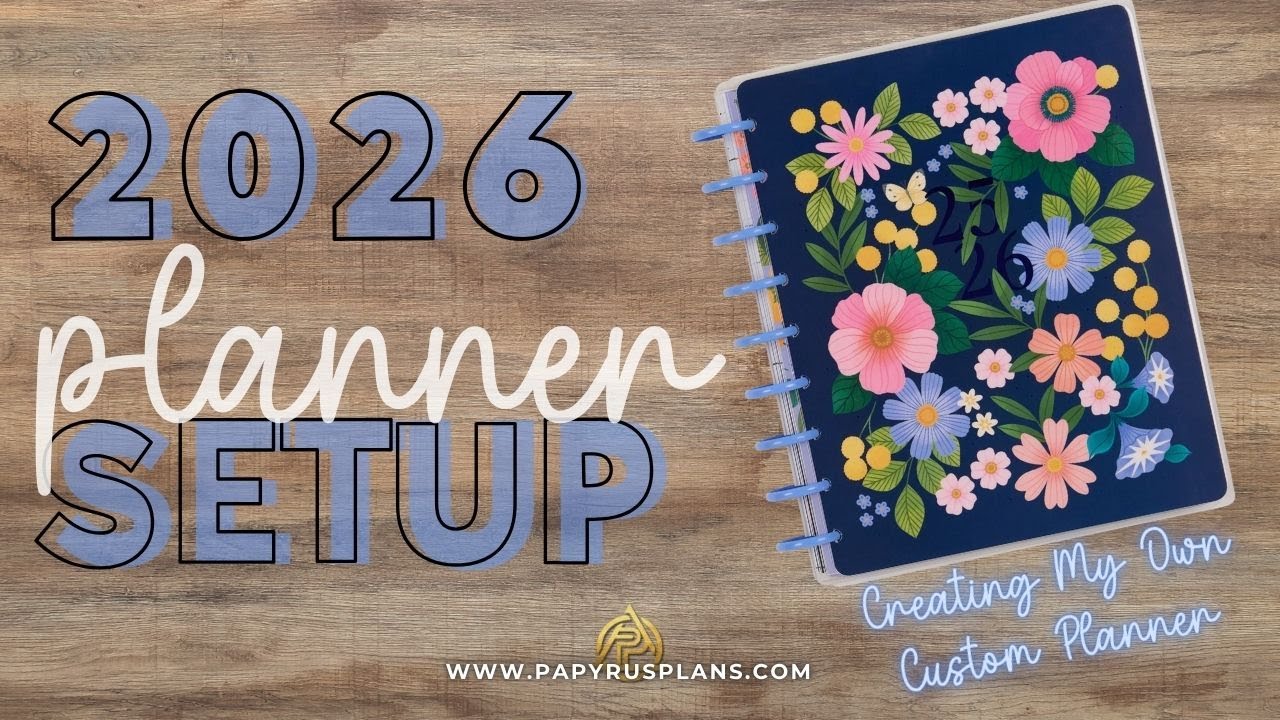 My 2026 Planner Setup: How to Customize Your Own Cover and Dashboards
