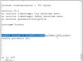 3.2.1 Configure enable secret password