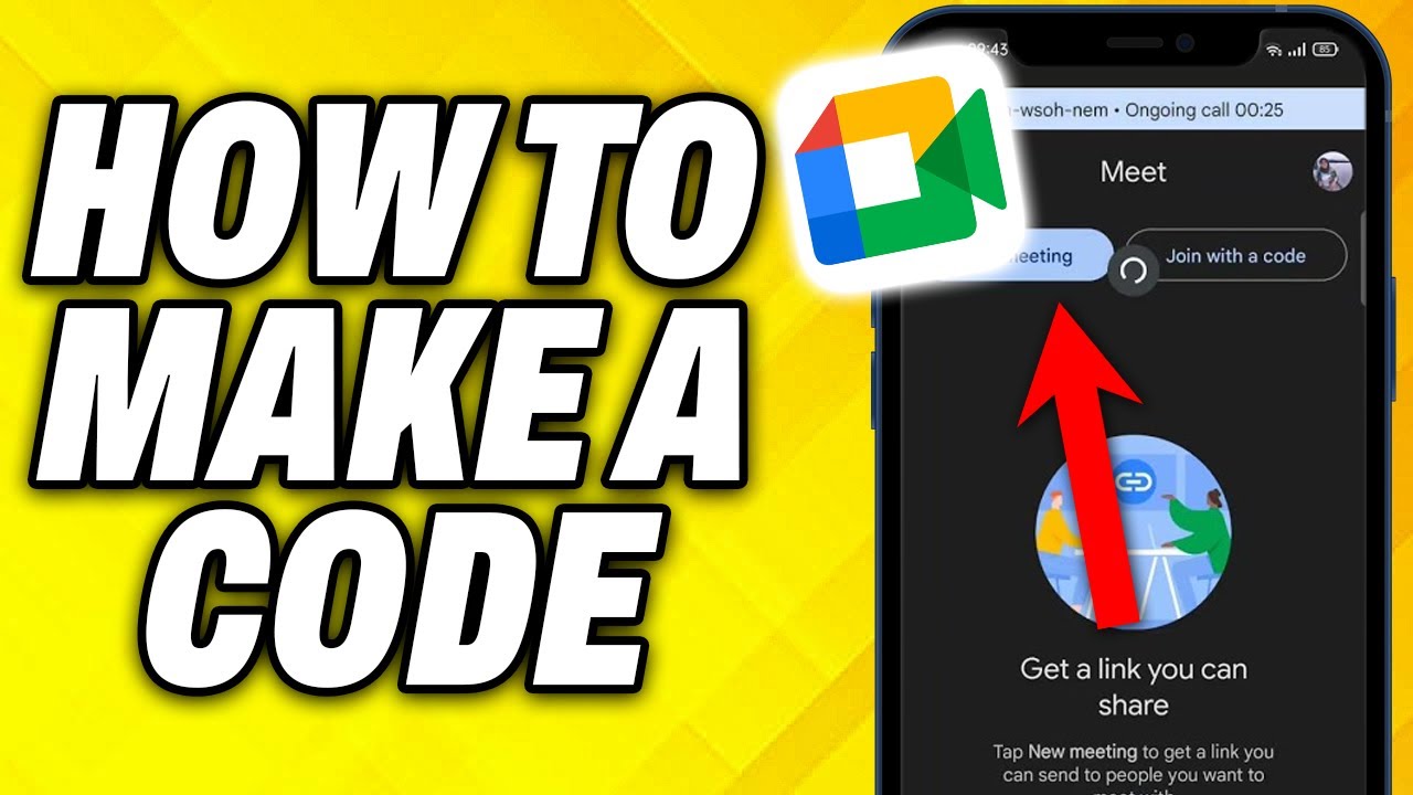 How To Make a Google Meet Code 2025 - YouTube