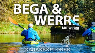 Werre & Bega  2 Tage durch Ostwestfalen, auf Weser bis Minden  Prijon Seatron, Enduro, Tourjak