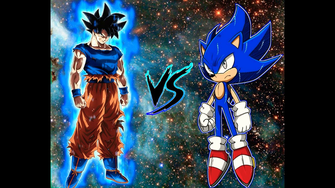 Ultra Instinct Goku Vs Ultra Instinct Sonic Theme Youtube