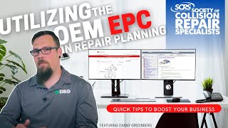 SCRS Quick Tips: Utilizing OEM Electronic Parts Catalog (EPC)