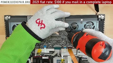 MSI GS63 MS-16k5 msi-nl 8re disassembly laptop charge port power jack repair fix taking apart