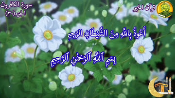 سورة الكافرون مكررة ٦ مرات بصوت القارئ فارس عباد🍃🌸