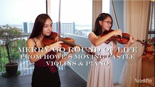 Merry Go Round of Life from Howl's Moving Castle - Violins & Piano Resimi