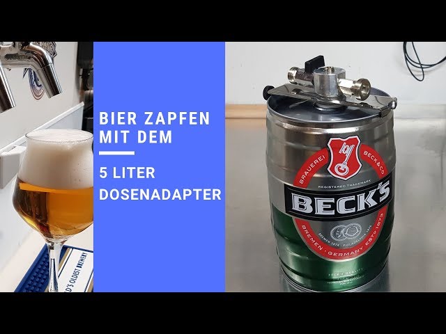 Bier zapfen - 5 Liter Dosenadapter - Ultratap - YouTube