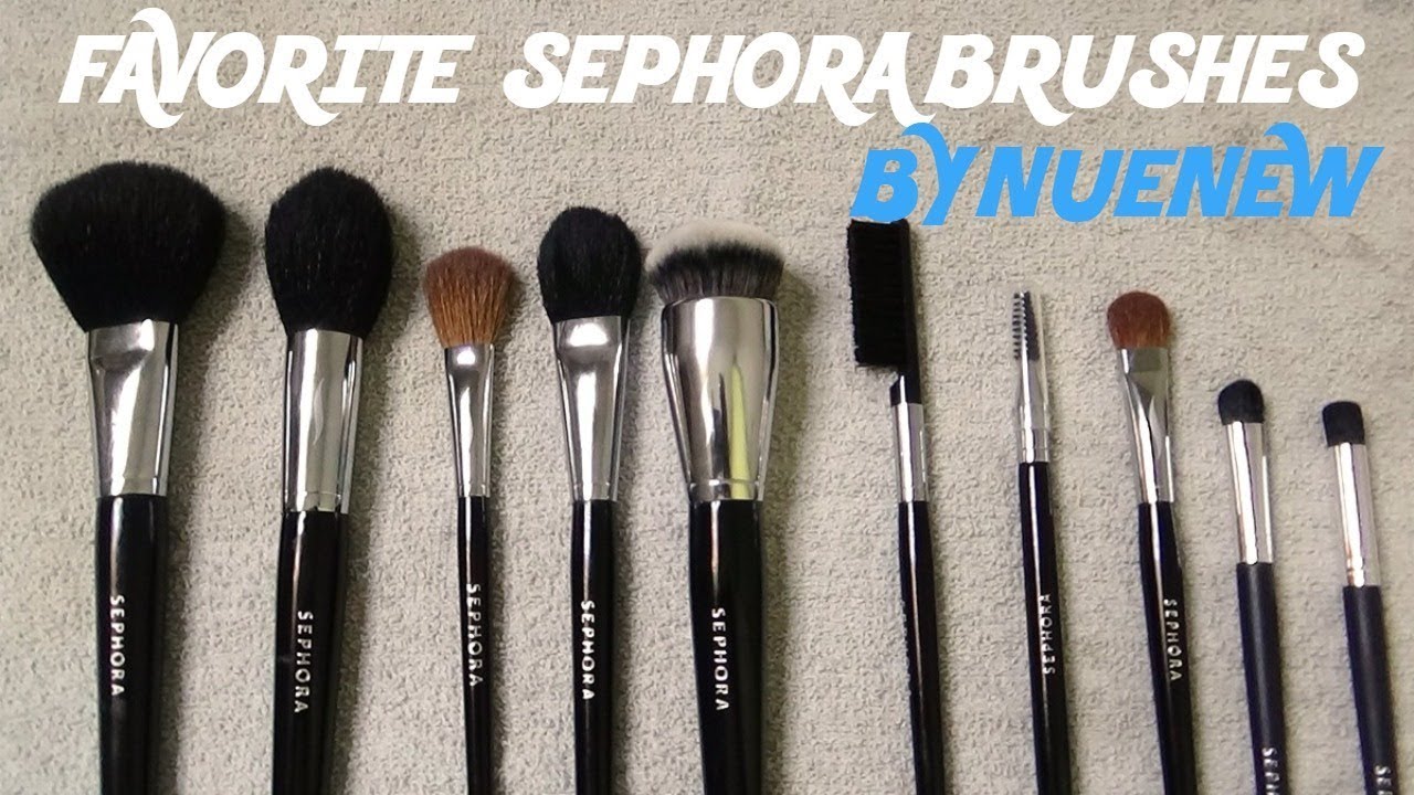 10 FAVORITE BRUSHES From The SEPHORA COLLECTION W BLOOPERS TOO By