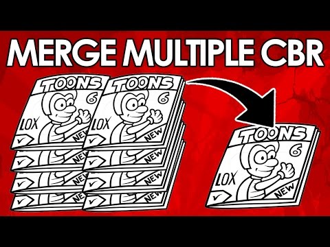 How to Merge multiple CBR/CBZ comics into one Single Comic very quickly!
