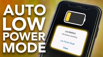 Using Automation to Easily Enable Low Power Mode