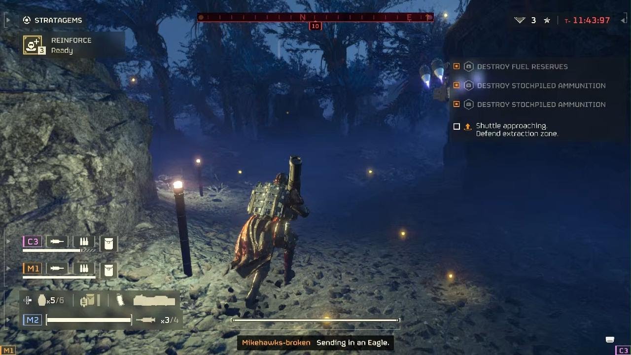 Every extraction is dramatic when you drop explosions in Helldivers 2 ...