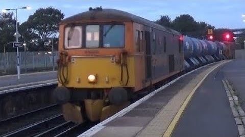 RHTT, China clay and light locomotive at Ramsgate and Ashford international 73212/119/66726 04/10/19