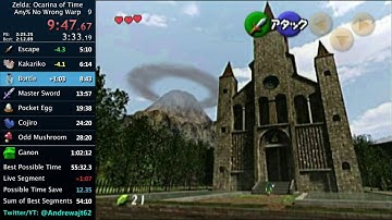 No Wrong Warp - Ocarina of Time Speedrun in 55:36