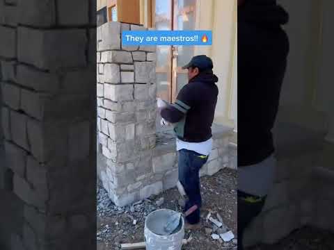 Video: Facade stone: manufacturing, laying