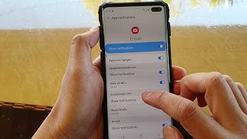 Galaxy S10 / S10+: How to Enable / Disable New Email Notifiication Vibration