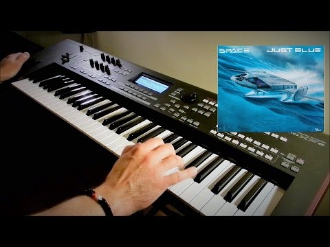 Space Just Blue Live Remix On Yamaha MoXF6 By Piotr Zylbert