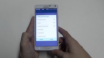 Samsung Galaxy Note 4: Deleting The Internet Browsing History - Fliptroniks.com