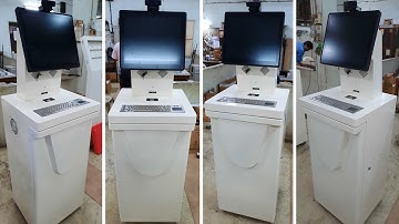 Product Demo : Interactive Touch Kiosk with Camera, UPS, QR Scanner,RFID Reader & Metallic Keyboard