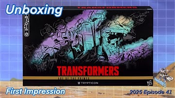 Transformers Age Of The Primes Trypticon Unboxing and First Impressions