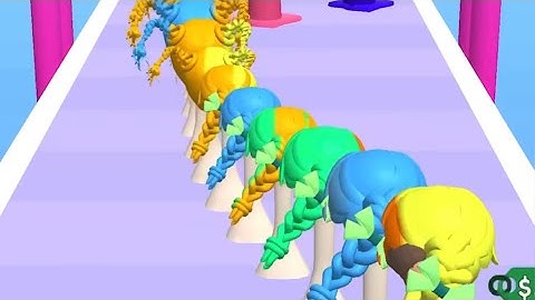 Wig Maker ✅All Levels Gameplay Andoroid, ios Game - Level 32