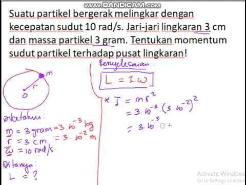 Contoh soal dan pembahasan dinamika rotasi