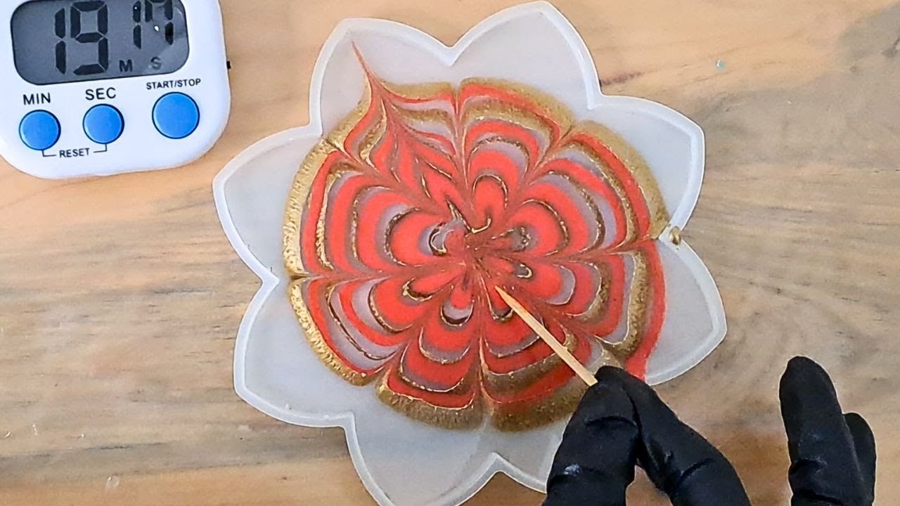 Simple Technique to Create 3D RESIN BLOOM - Beginners Friendly
