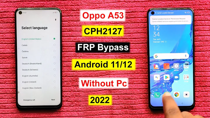Oppo A53 (CPH2127) FRP Bypass Android 11 New Method 2022 | Oppo CPH2127 FRP Unlock Without Pc 2022