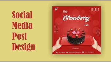 How to design Social Media post in Corel Draw | Rafi Graphics