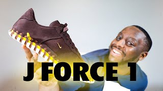 Nike J Force 1 Jacquemus Earth Gold On Foot Sneaker Review QuickSchopes 657 Schopes DR0424 200 Air