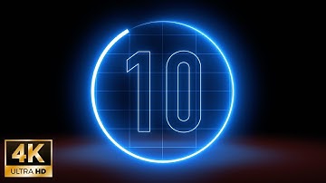 10 Sec Neon COUNTDOWN