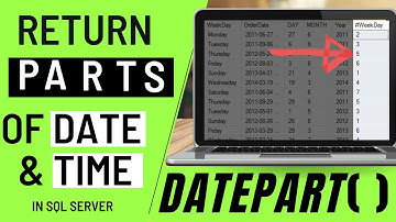 DateTime functions in SQL Server : Date Part Function