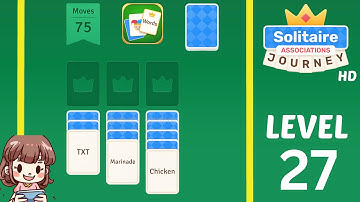 Solitaire Associations Level 27 Solution Walkthrough