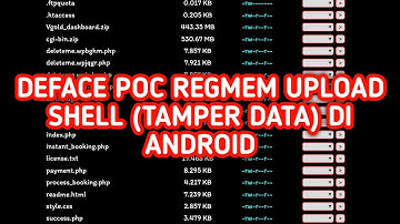 DEFACE POC REGMEM + UPLOAD SHELL (TAMPER DATA)