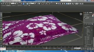 Modeling a pillow tutorial in 3dsmax using FFD modifier and Push/Pull tool.