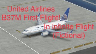 Infinite Flight Timelapse | United Airlines Boeing 737 MAX 7 First Flight | Fictional