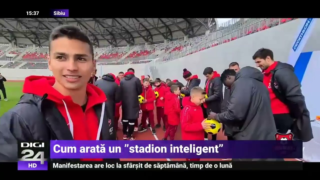 Video  Impresionant. Cum va arăta stadionul din Sibiu când va fi gata.  Imaginile sunt spectaculoase