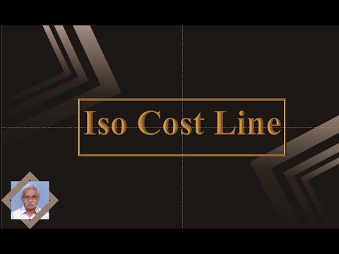 Video: Isocost er en linje som viser alle tilgjengelige kombinasjoner av to produksjonsfaktorer
