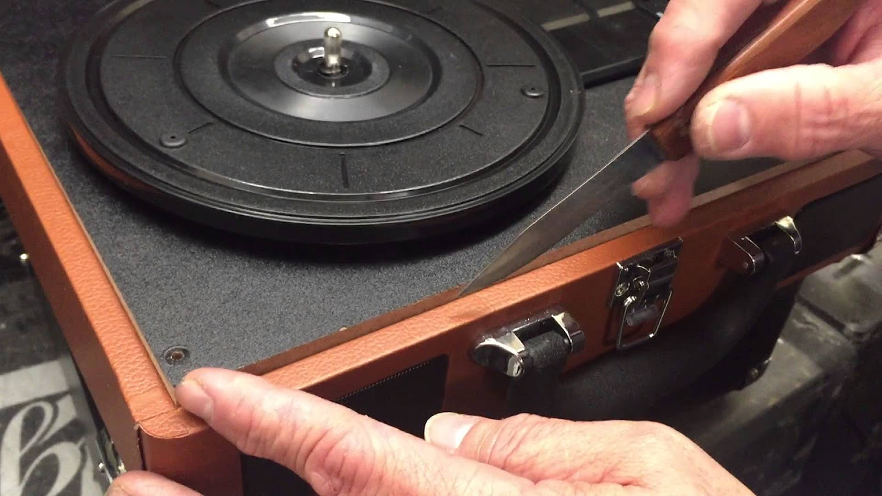 Pyle record player Auto Return Setting Adjustment tutorial