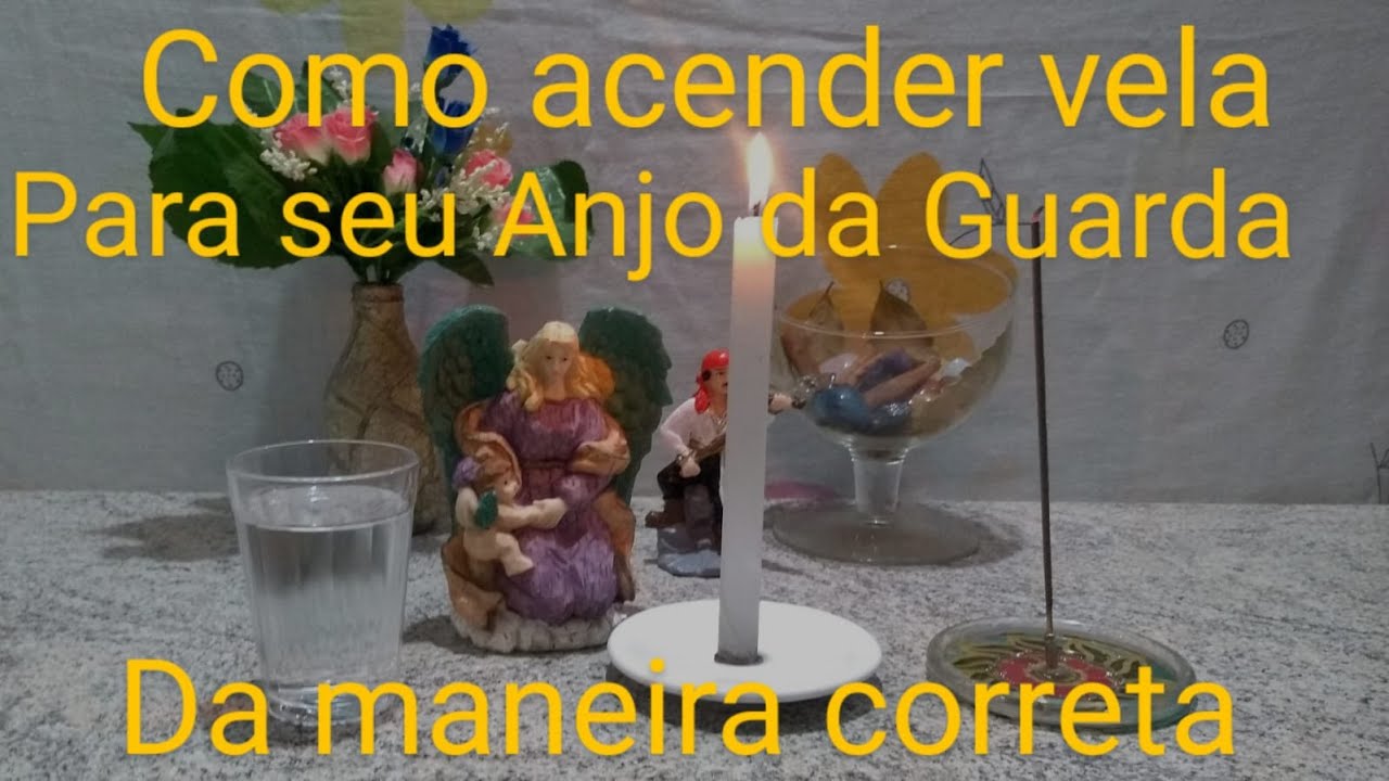 Como acender uma vela 🕯 para seu Anjo da Guarda da maneira correta ...
