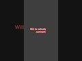 will he? #music