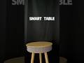 Smart Table integrating wireless charging, Bluetooth speaker, and practical furniture.#shorts