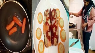HOTDOG | TELUGU| How to make hotdogs at home in Telugu | Telugu vlogs from Japan.