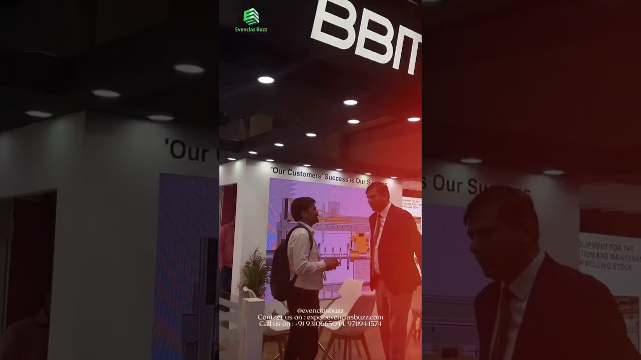 ✅ Stall Execution for BBM Railway Solutions | IREE Expo 2025 | By EvenciasBuzz